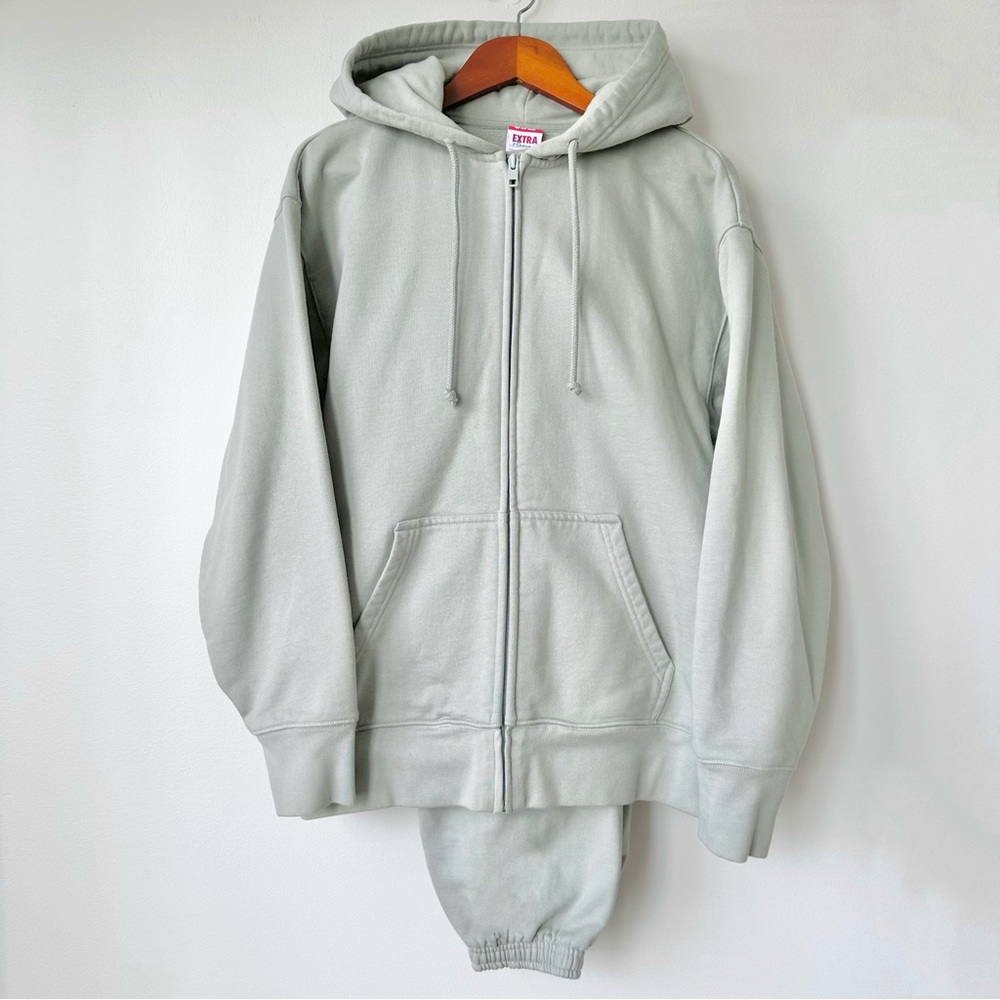 ARITZIA | 2PC EXTRA FLEECE HEAVYWEIGHT COZY (MEGA SWEATPANTS & BOYFRIEND ZIP UP)